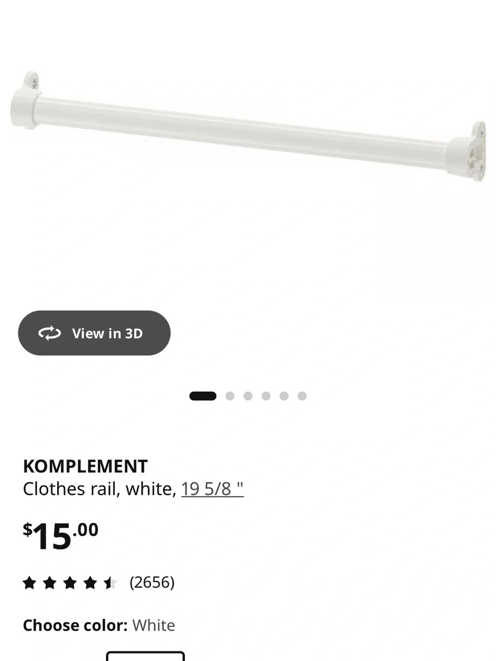 IKEA Komplement Rod